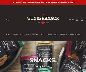 Wondersnack.com.au(The Wondersnack Co) Screenshot