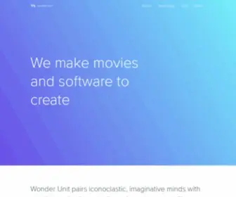 Wonderunit.com(Wonder Unit) Screenshot