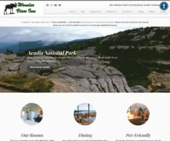 Wonderviewinn.com(Pet-Friendly Bar Harbor Hotel near Acadia National Park) Screenshot