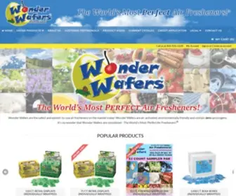 Wonderwafers.com(The World's Most Perfect Air Fresheners) Screenshot