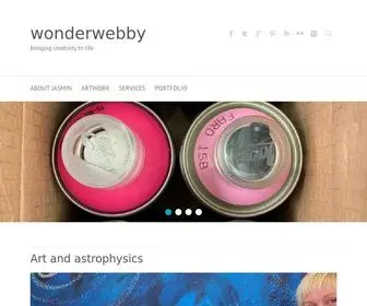 Wonderwebby.com(Bringing creativity to life) Screenshot