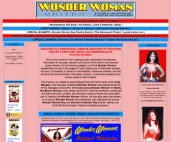 Wonderwomanmuseum.com(The Wonder Woman Museum) Screenshot