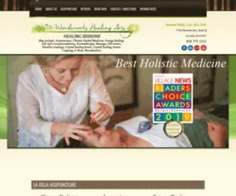 Wonderworkshealingarts.com(La Jolla Acupuncture) Screenshot