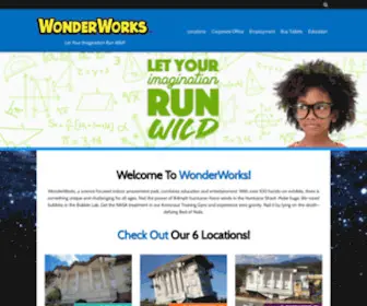 Wonderworksonline.com(WonderWorks Family Attractions) Screenshot