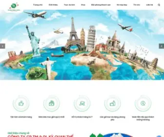 WonderWorldtravel.com.vn(CÔNG TY CP THƯƠNG MẠI VÀ DU LỊCH KỲ QUAN THẾ GIỚI) Screenshot