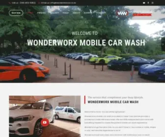 Wonderworxcw.co.za(Wonderworx mobile car wash) Screenshot