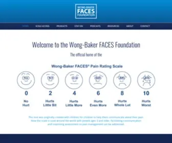 Wongbakerfaces.org(Wong-Baker FACES Foundation) Screenshot