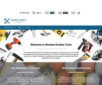Wonkeedonkeetools.co.uk(Wonkee Donkee Tools) Screenshot
