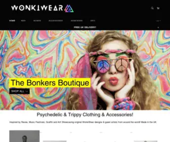 Wonkiwear.com(Psychedelic Festival Fashion) Screenshot