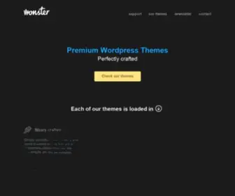 Wonster.co(Best Premium WordPress Themes) Screenshot