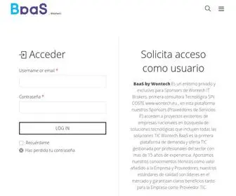 Wontechbaas.com(Mi cuenta) Screenshot