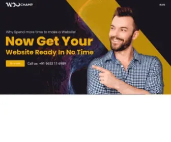 Woochamp.com(Digital Services for Businesses) Screenshot