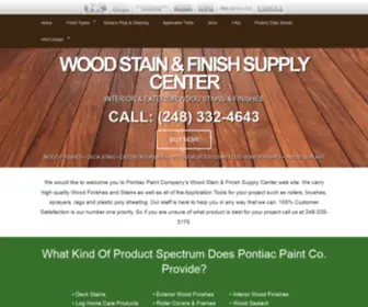 Wood-Deck-Stain-Finishes.com(Wood Stain & Finish Supply Center) Screenshot