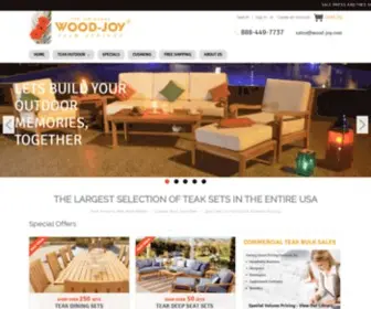 Wood-JOY.com(Teak furniture) Screenshot