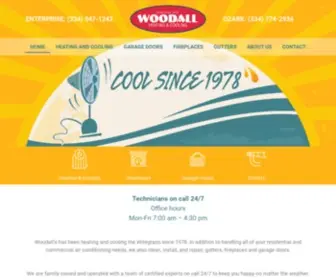 Woodallhc.com(We are here for you and all your heating and cooling needs) Screenshot