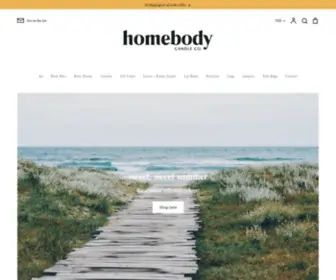 Woodandwaxco.com(Homebody Candle Co) Screenshot