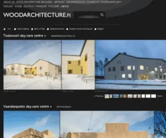 Woodarchitecture.fi(Tämä) Screenshot