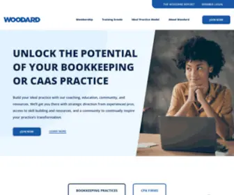 Woodard.com(Membership for Bookkeeping Practices and CPA Firms) Screenshot