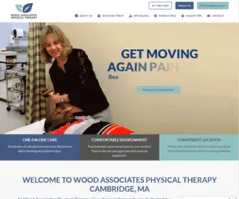 Woodassociatesphysicaltherapy.com(Physical Therapy Clinic) Screenshot