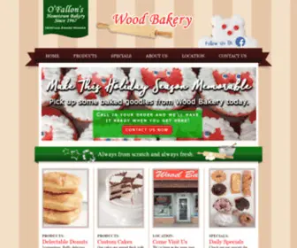 Woodbakery.com(Wood Bakery in O'Fallon) Screenshot