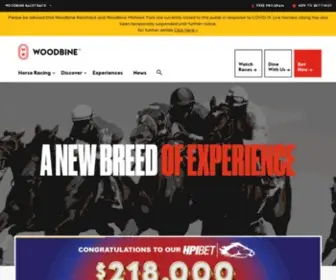 Woodbine.com Screenshot