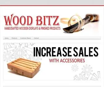 Woodbitz.com(Wooden Craft Displays) Screenshot