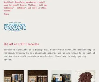 Woodblockchocolate.com(Woodblock Chocolate) Screenshot