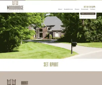 Woodbridgeplaceky.com(Build Your Own House) Screenshot