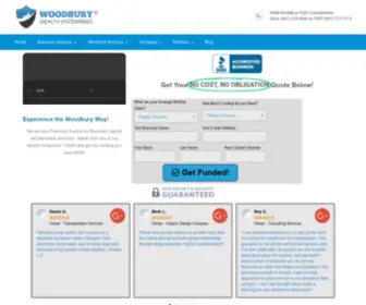 Woodburyent.com(Woodbury Wealth Enterprises) Screenshot