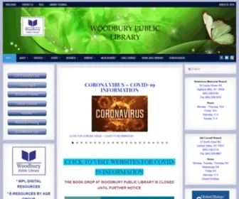 Woodburypubliclibrary.org(Woodbury Public Library) Screenshot