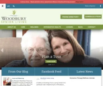 Woodburyseniorliving.com(Woodbury Senior Living in Minnesota) Screenshot