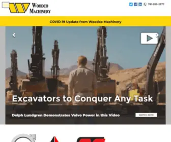 Woodcomachinery.com(Construction Equipment Sales) Screenshot