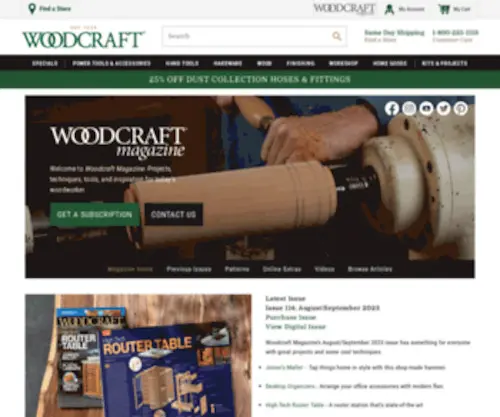 Woodcraftmagazine.com(Woodcraft Magazine) Screenshot