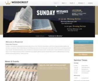 Woodcrestbaptistchurch.org(Woodcrest Baptist Church) Screenshot