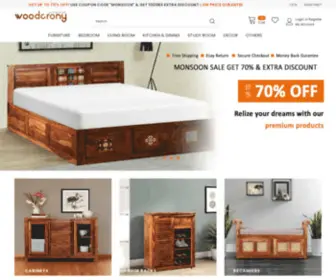 Woodcrony.com(Online Furniture Store) Screenshot