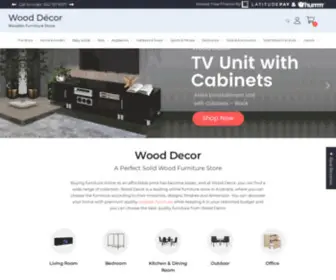 Wooddecor.com.au(Online Furniture Store In Perth Australia) Screenshot