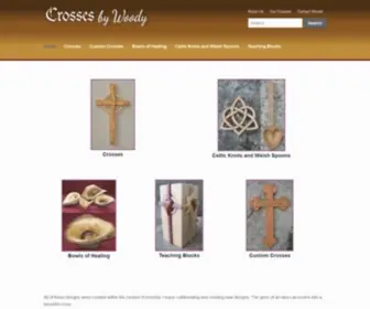 Wooden-Crosses.com(Handmade Wooden Crosses) Screenshot