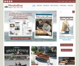 Woodenboat.com(WoodenBoat Magazine) Screenshot