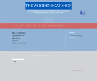 Woodenboatshop.com(Wooden Boat Shop LLC) Screenshot