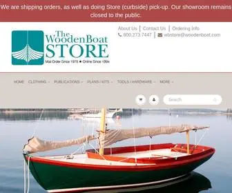 Woodenboatstore.com(The WoodenBoat Store provides nautical gifts and gear for boaters) Screenshot