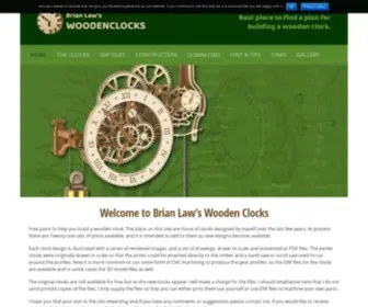 Woodenclocks.co.uk(Brian Law’s Wooden Clocks) Screenshot