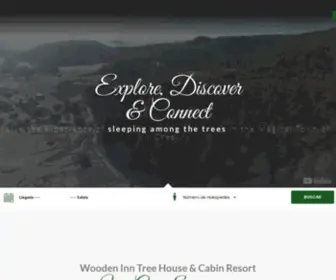 Woodeninn.com(Tus Vacaciones en Creel Inician en Wooden Inn) Screenshot
