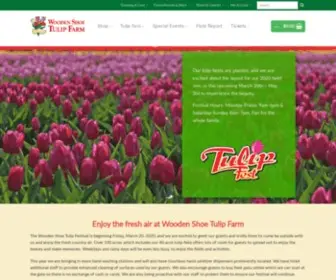 Woodenshoe.com(Wooden Shoe Tulip Farm) Screenshot