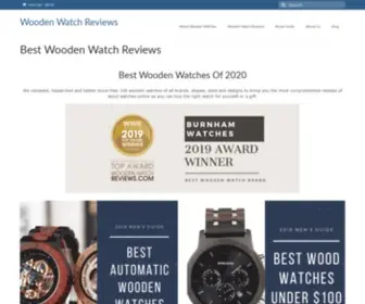 Woodenwatchreviews.com(Best Wooden Watch Reviews) Screenshot