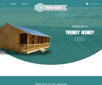 Woodenwendyhouses.co.za(Trendy Wendy) Screenshot