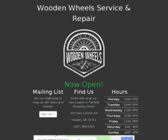 Woodenwheels.com(Wooden Wheels Bike Shop) Screenshot