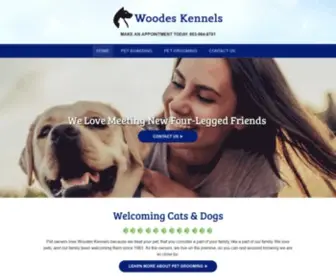 Woodeskennels.com(Woodes Kennels) Screenshot