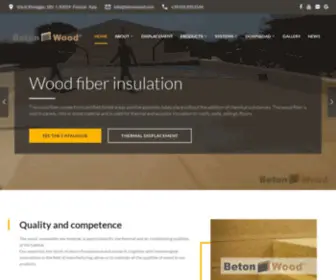 Woodfiberinsulation.com(Wood fiber) Screenshot