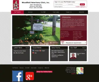 Woodfieldvet.com(Woodfieldvet) Screenshot