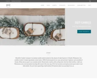 Woodfirecandleco.com(Woodfire Candle Company) Screenshot